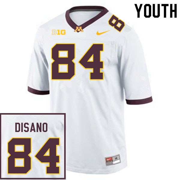 Youth #84 Jack DiSano Minnesota Golden Gophers College Football Jerseys Sale-White